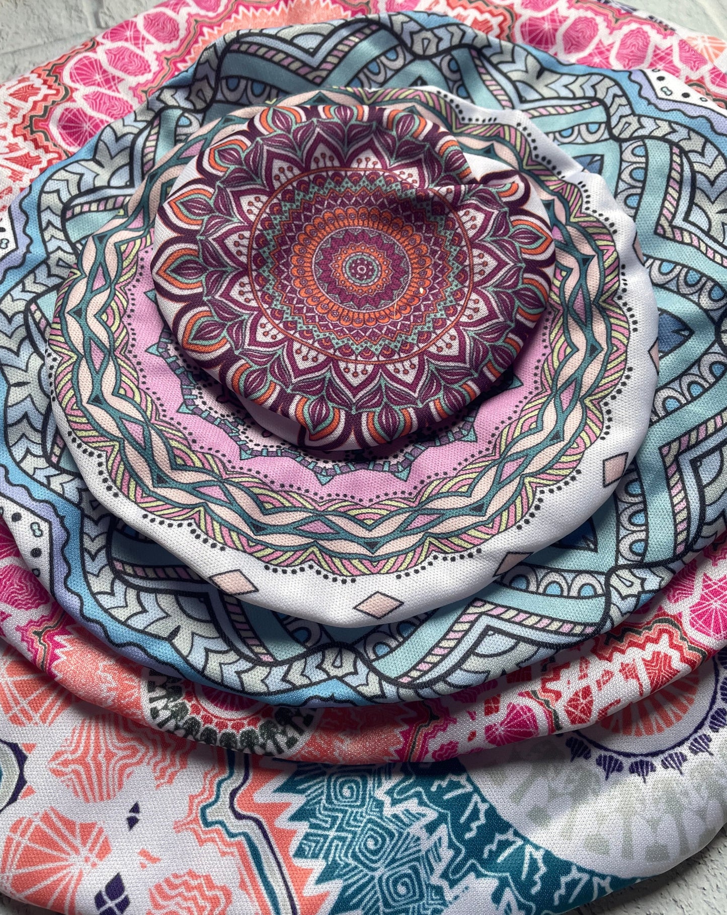 5 Waterproof Reusable Bowl Covers, Eco Friendly Food Cover, Plastic Free Clingfilm Aztec