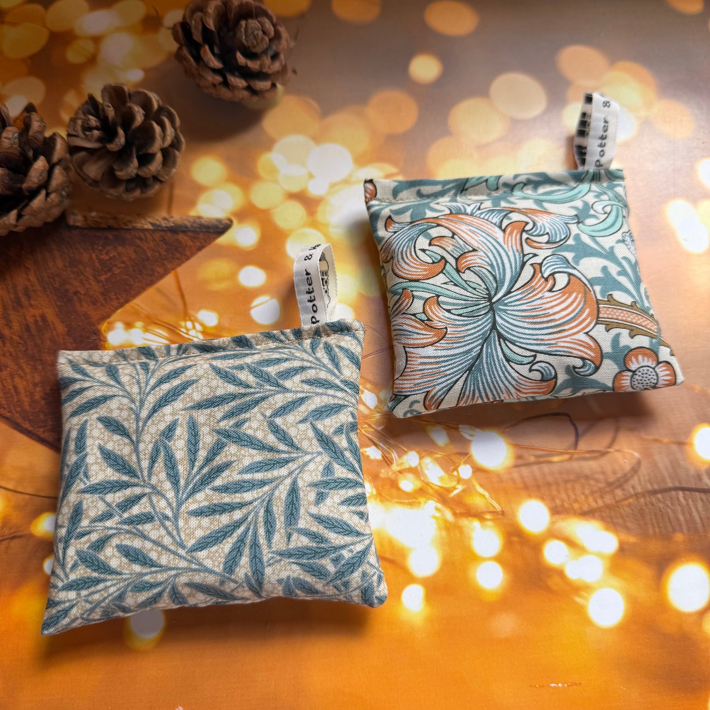 William Morris Lavender Bags Handmade in UK | Eco Air Freshener and Drawer Scents