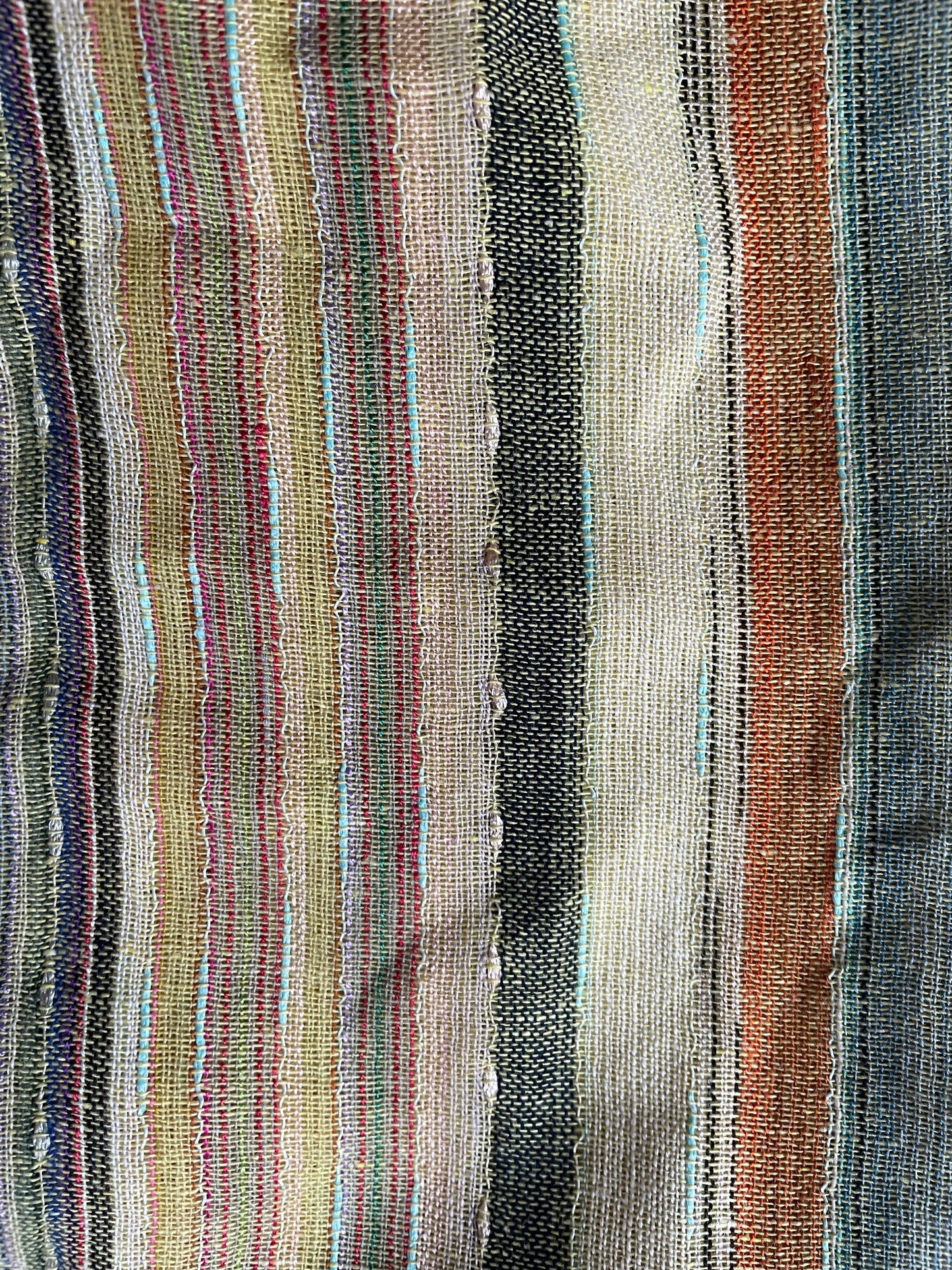 Indian Cotton Scarf - 71 x 183 cm Yellow