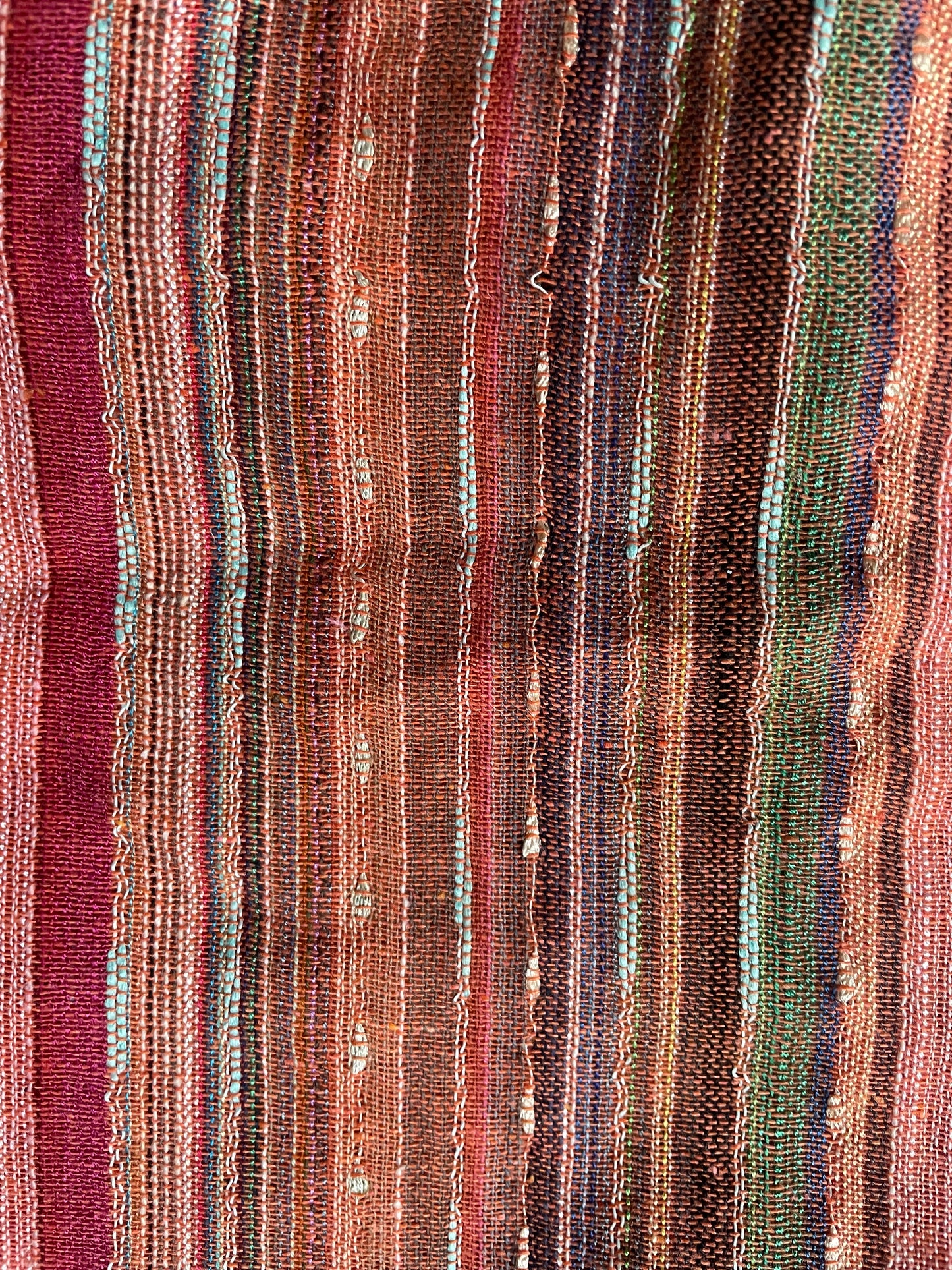 Indian Cotton Scarf - 71 x 183 cm Orange