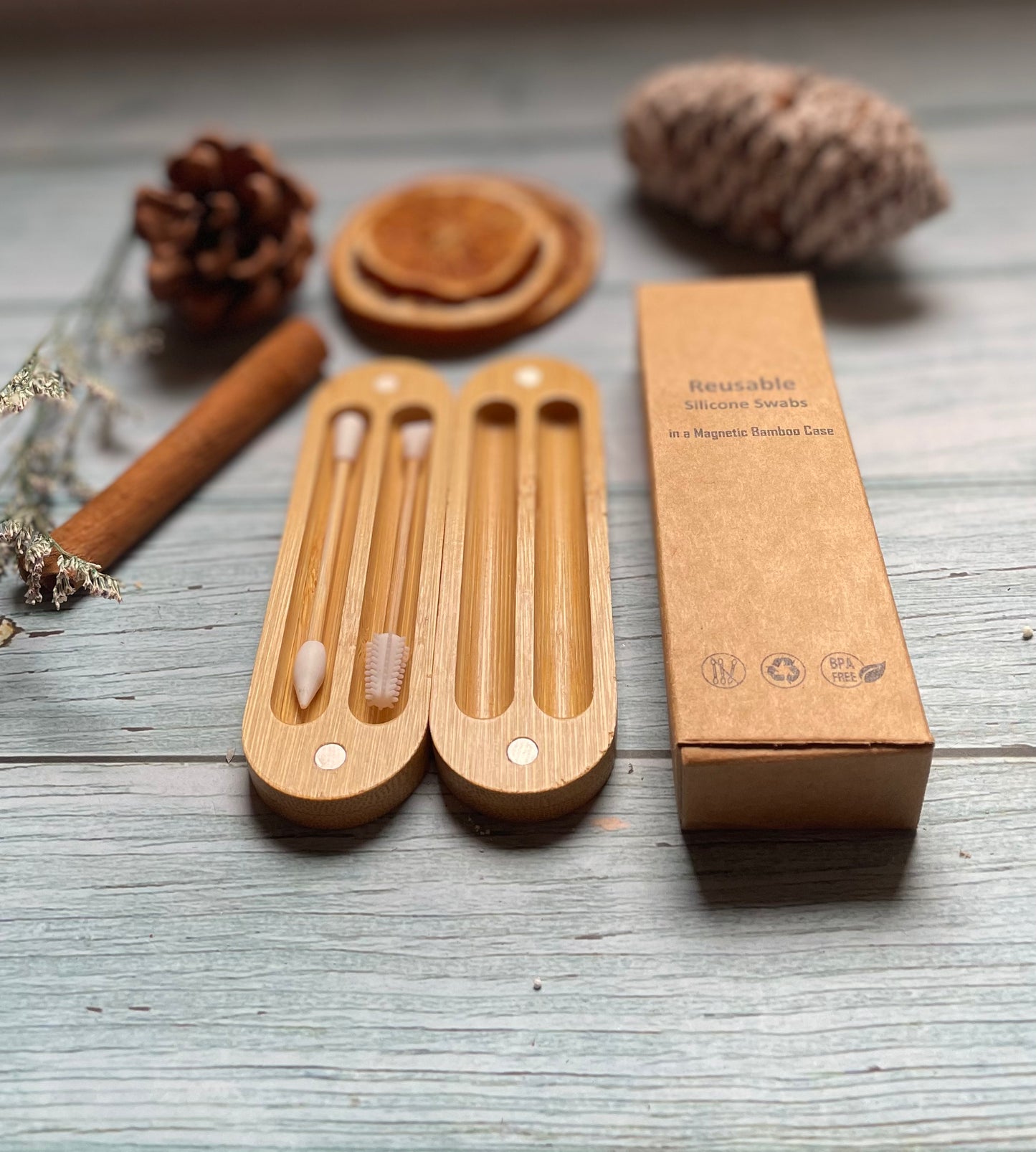 Bamboo Reusable Make Up Buds | Plastic Free Cotton Buds