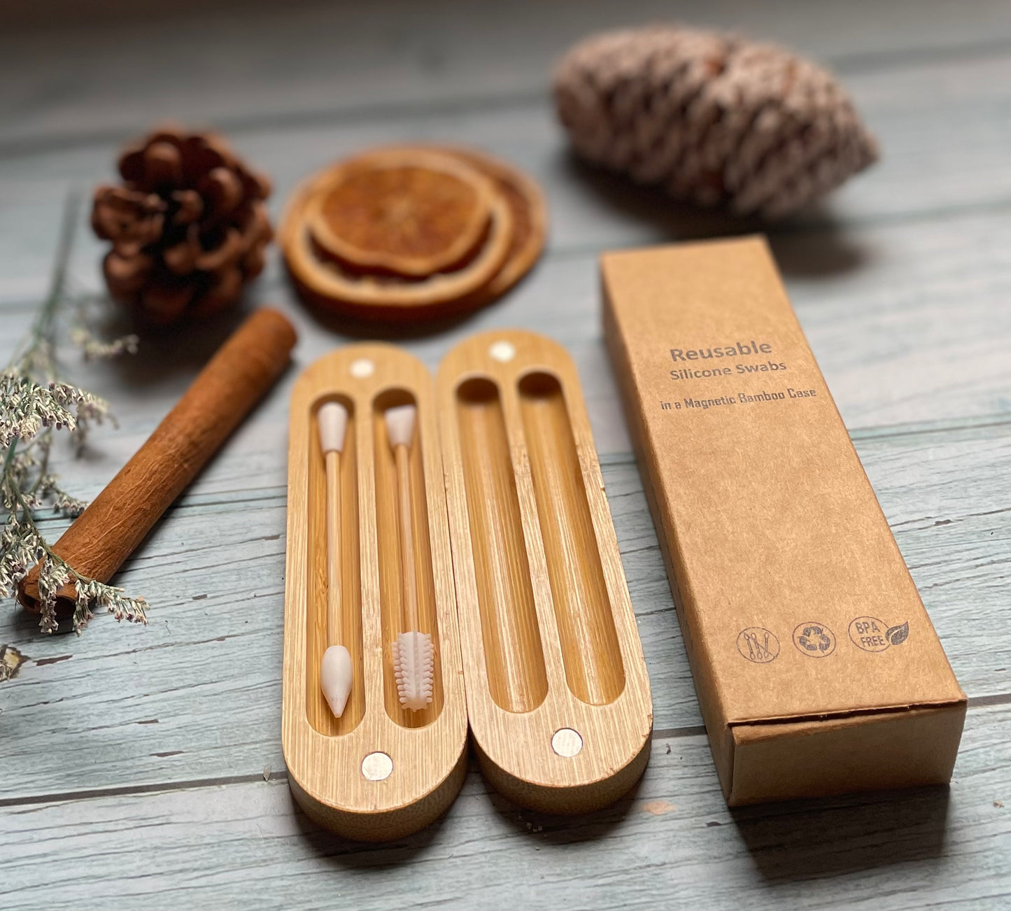 Bamboo Reusable Make Up Buds | Plastic Free Cotton Buds