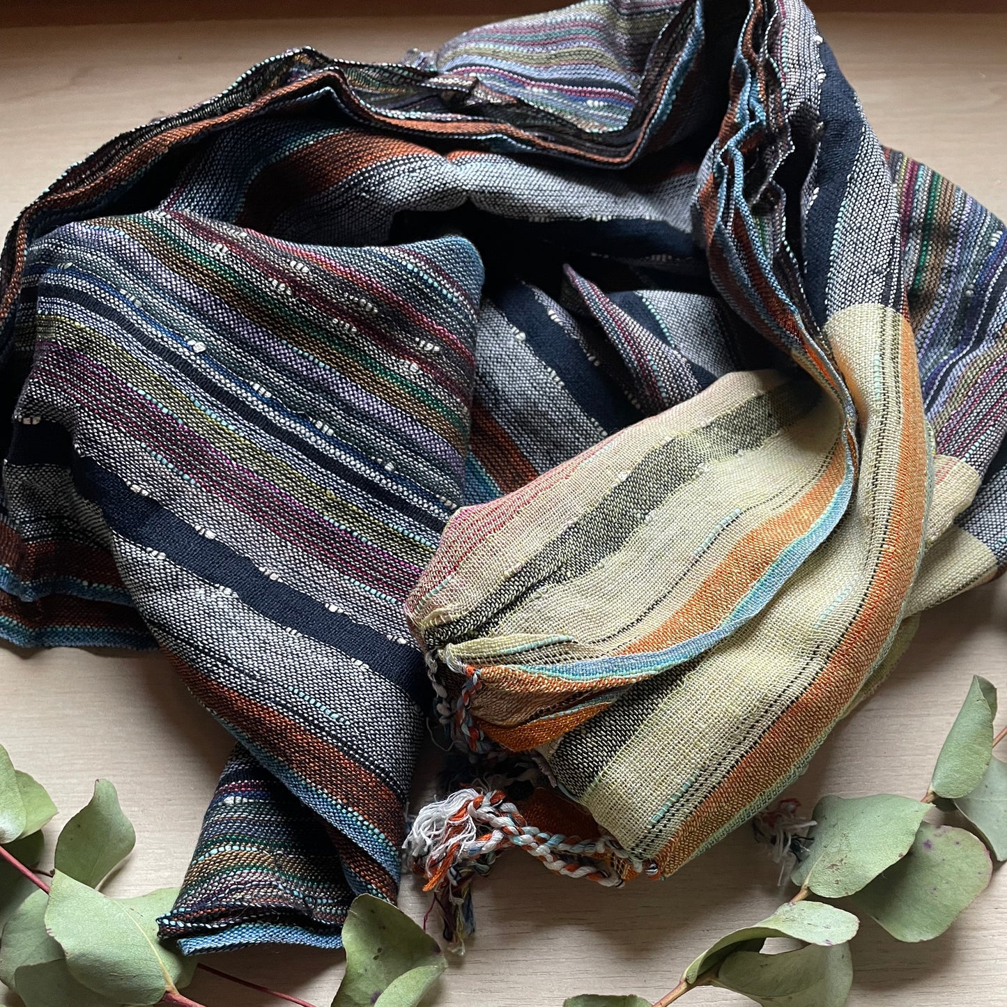 Indian Cotton Scarf - 71 x 183 cm