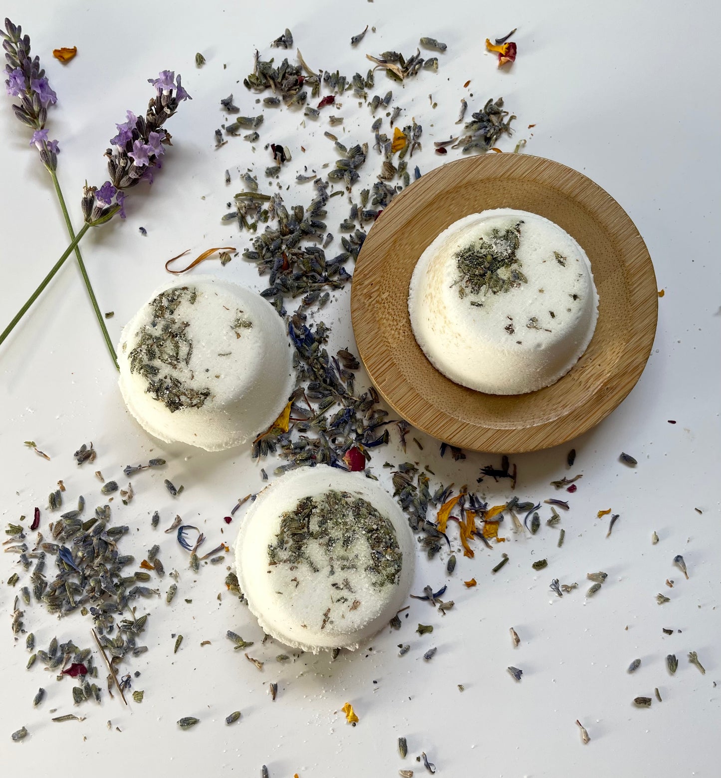 Handmade Aromatherapy Shower Steamers x 4 Gift Set No Tray Included