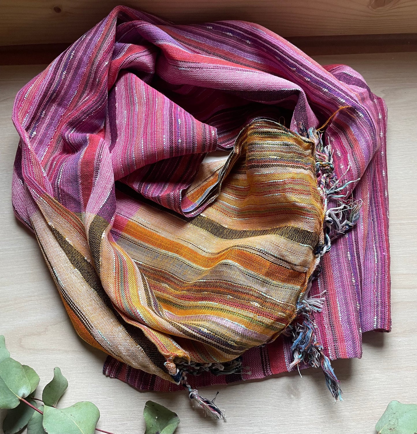 Indian Cotton Scarf - 71 x 183 cm