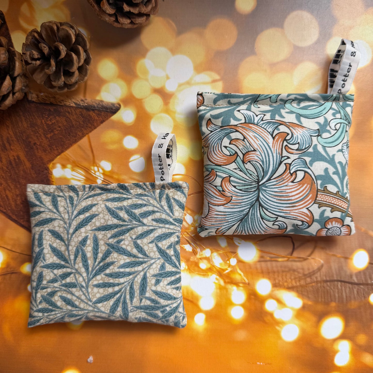 William Morris Lavender Bags Handmade in UK | Eco Air Freshener and Drawer Scents