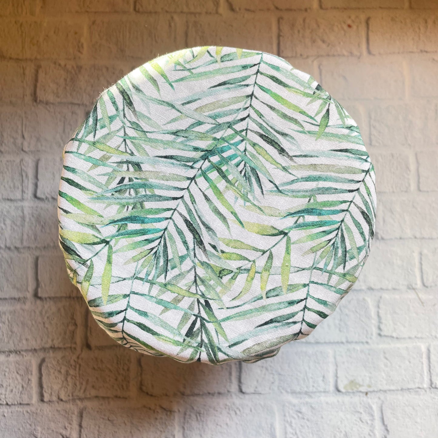 Various 13-15cm Medium Bowl Size Reusable Bowl Covers in Cotton Fabric, Eco Friendly Food Cover, Plastic Free Clingfilm, Ideal Valentines Gift Fern
