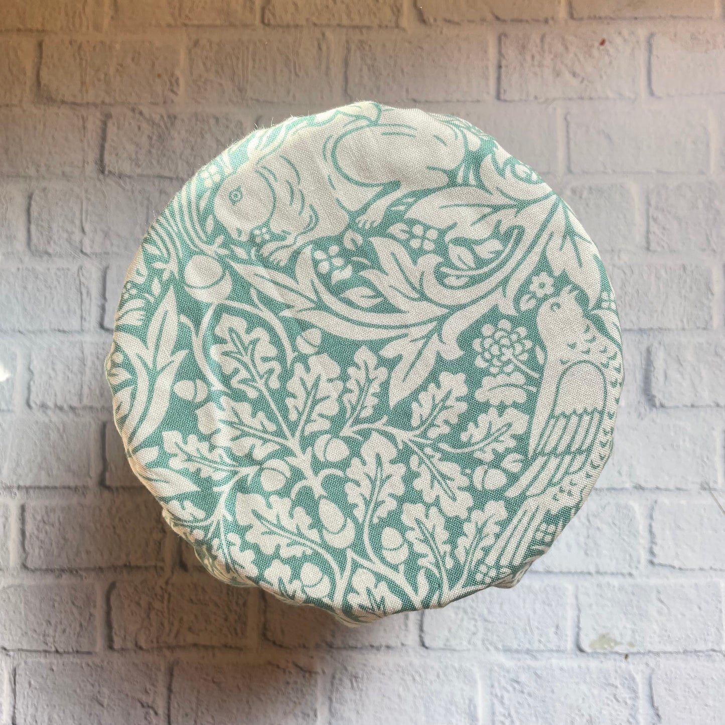 Various 13-15cm Medium Bowl Size Reusable Bowl Covers in Cotton Fabric, Eco Friendly Food Cover, Plastic Free Clingfilm, Ideal Valentines Gift