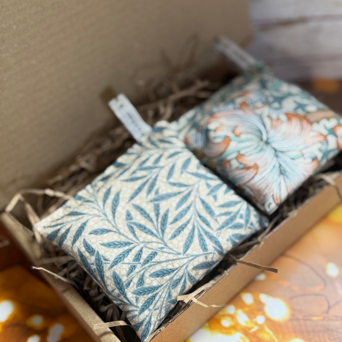 William Morris Lavender Bags Handmade in UK | Eco Air Freshener and Drawer Scents