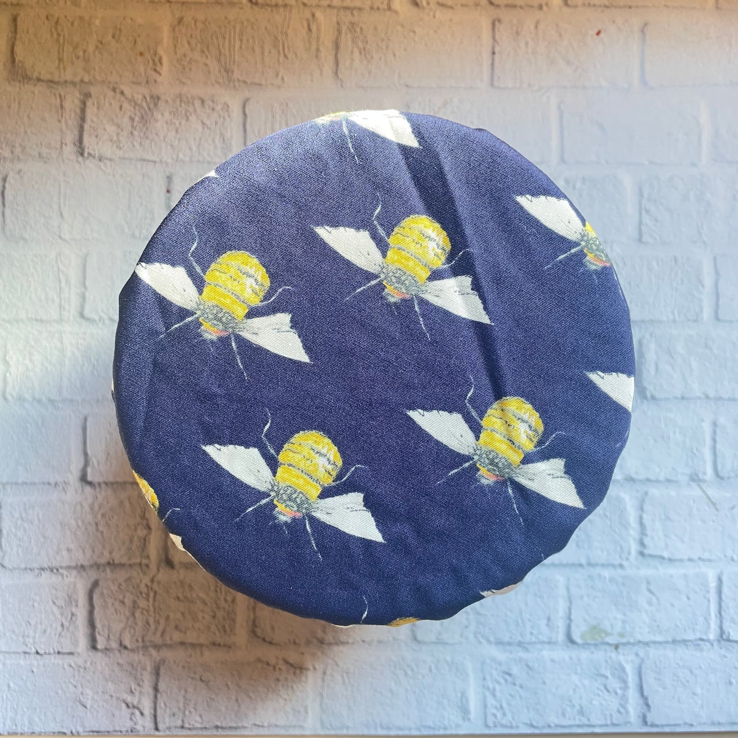 Various 13-15cm Medium Bowl Size Reusable Bowl Covers in Cotton Fabric, Eco Friendly Food Cover, Plastic Free Clingfilm, Ideal Valentines Gift Bees