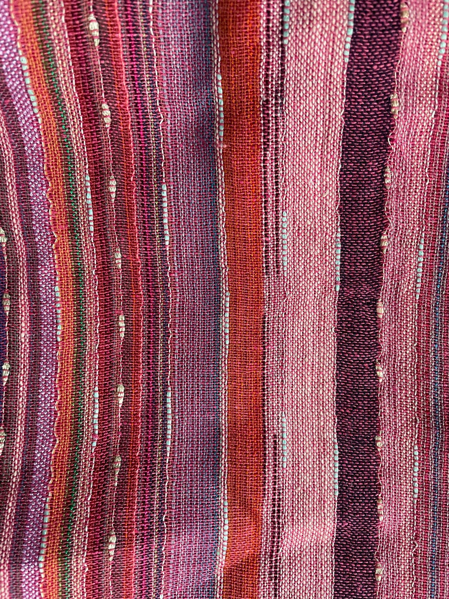 Indian Cotton Scarf - 71 x 183 cm Pink