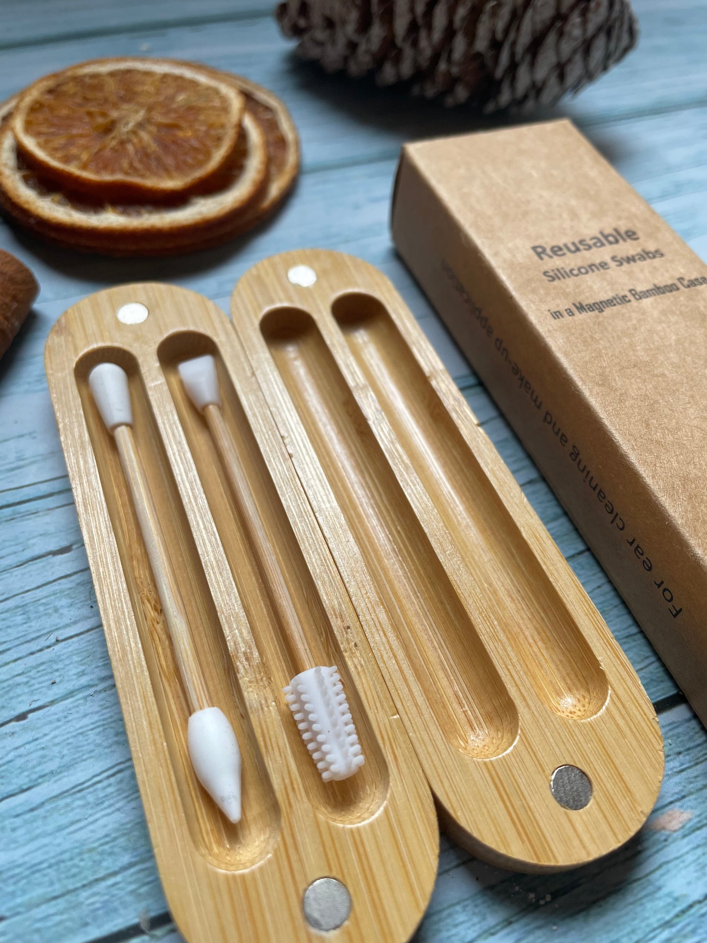 Bamboo Reusable Make Up Buds | Plastic Free Cotton Buds