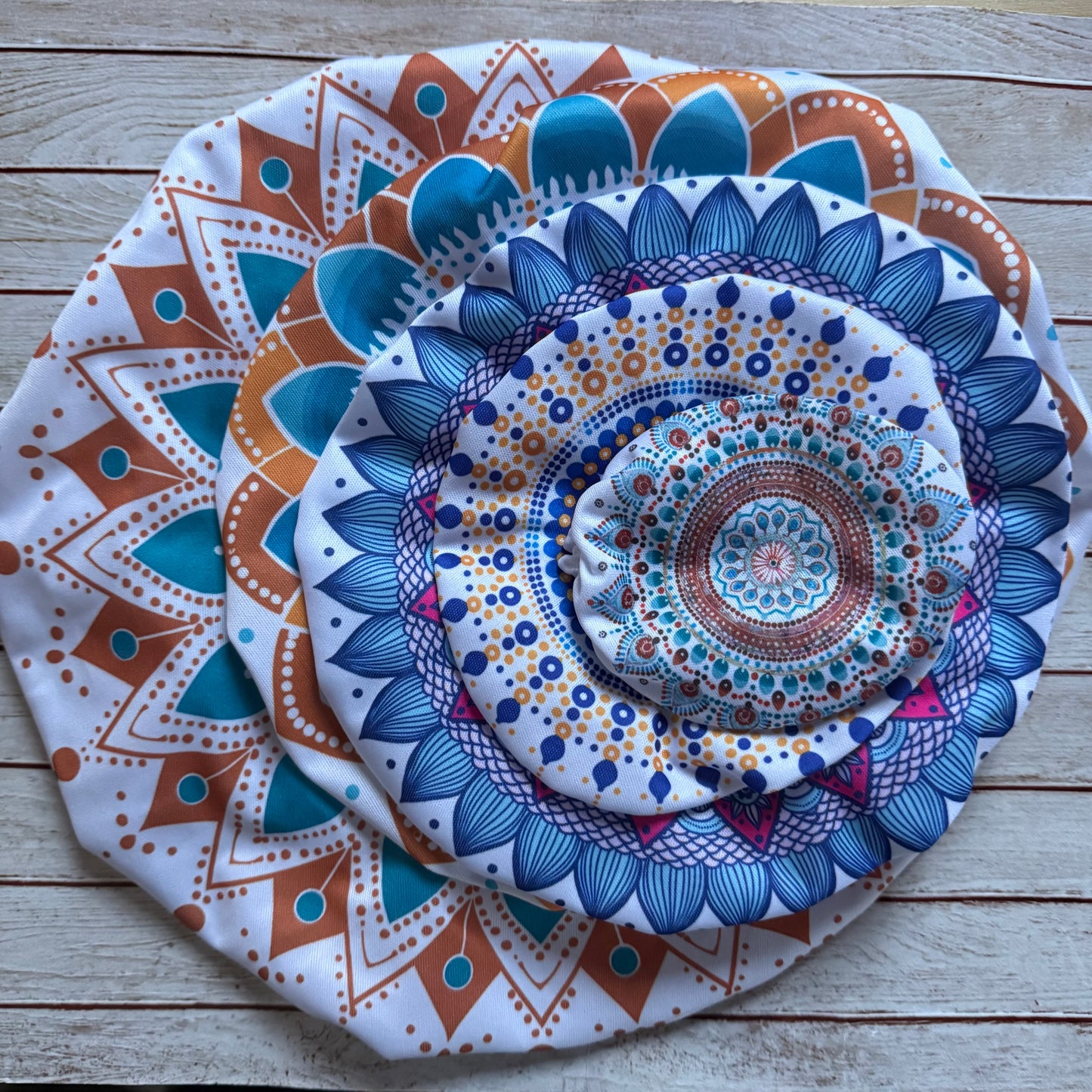 5 Waterproof Reusable Bowl Covers, Eco Friendly Food Cover, Plastic Free Clingfilm