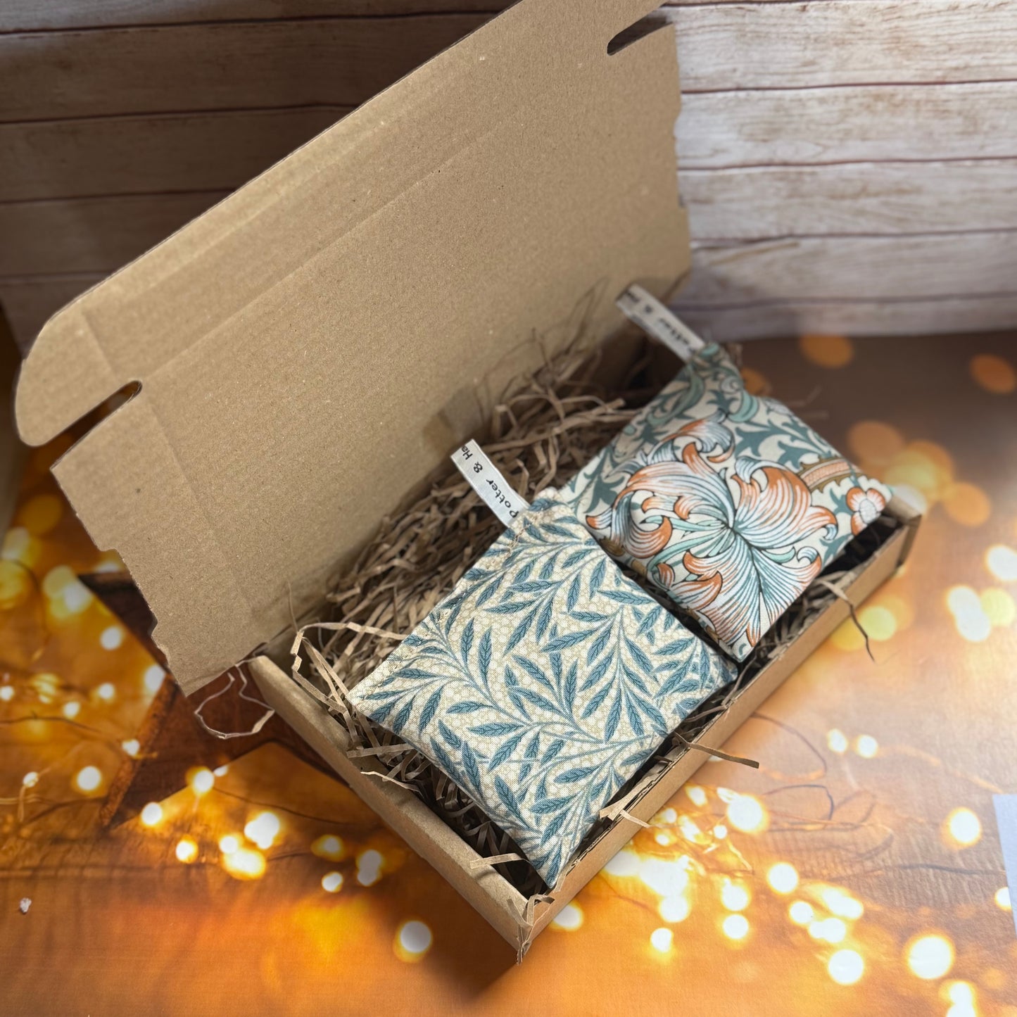 William Morris Lavender Bags Handmade in UK | Eco Air Freshener and Drawer Scents