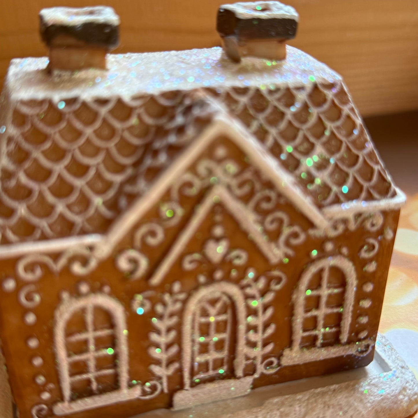 Christmas Gingerbread House Incense Cone Burner