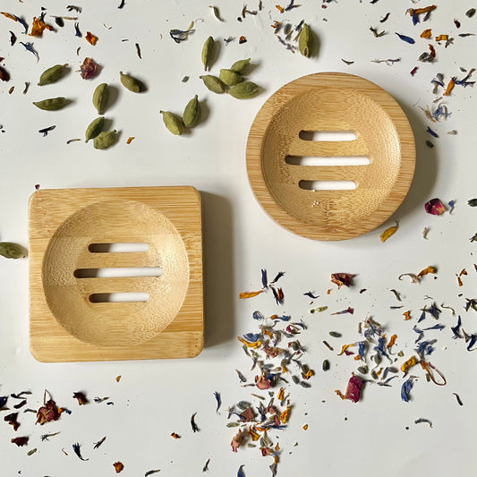 Shower Steamer Bamboo Tray or Soap Dish