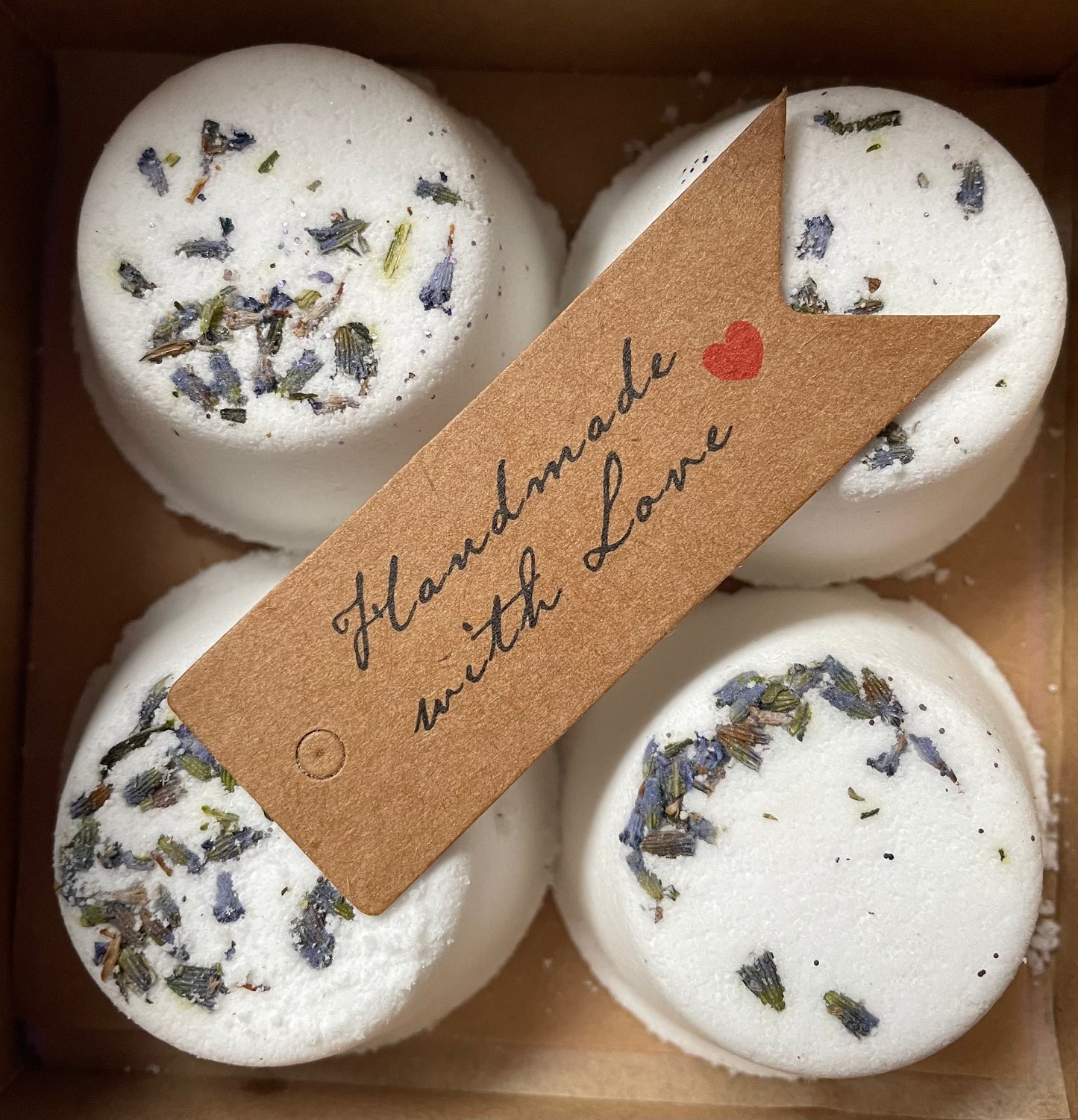 Handmade Aromatherapy Shower Steamers x 4 Gift Set No Tray Included Help Me Sleep