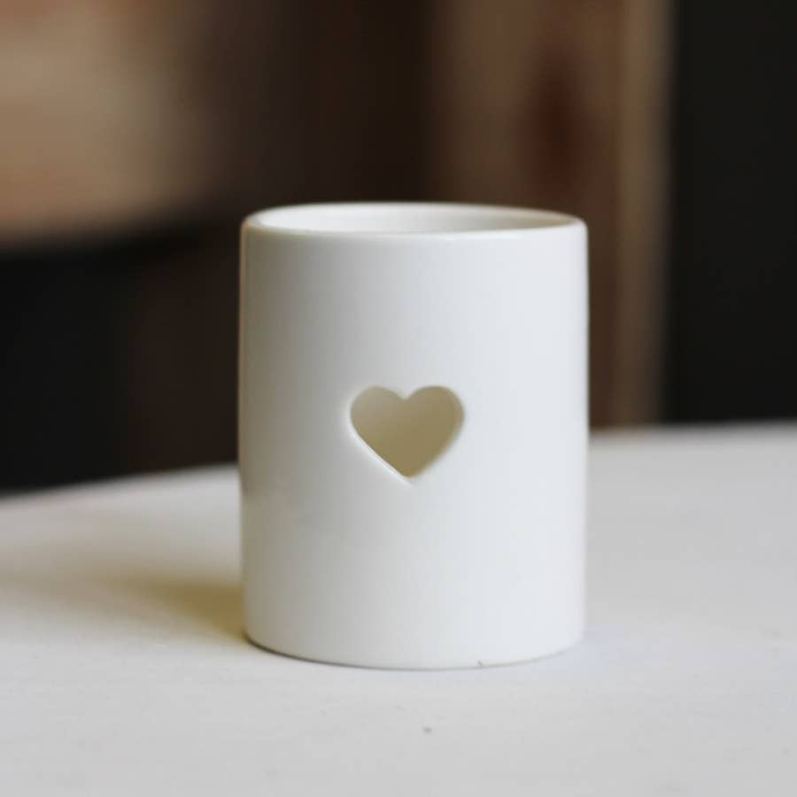 Simple Heart T-light Holder, 6cm