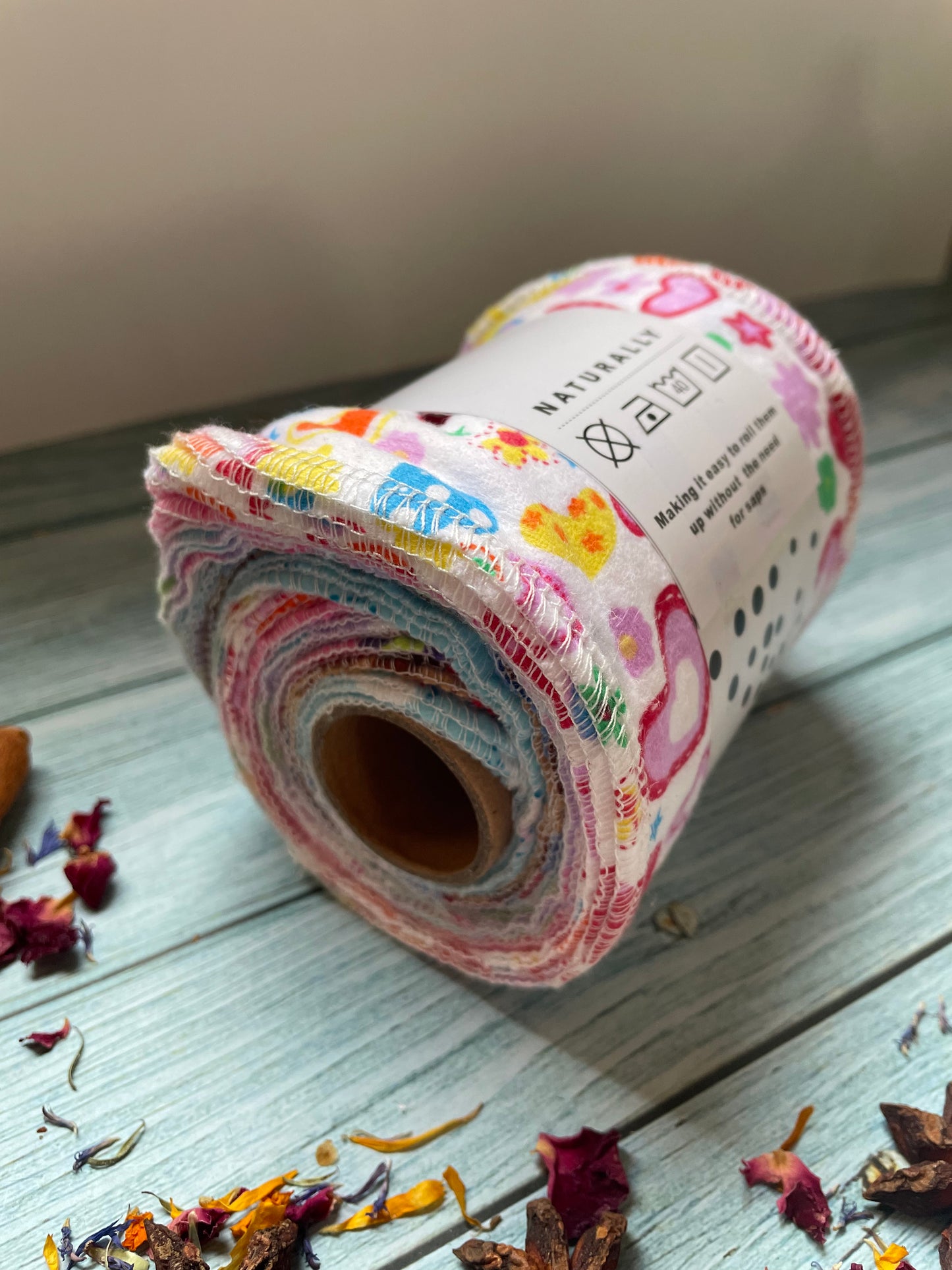 12 Piece Reusable Toilet Paper, Washable Baby Wipes, Washable Make Up Wipes, Reusable Kitchen Wipes, Multi-purpose reusable kitchen wipes - 24 Pack