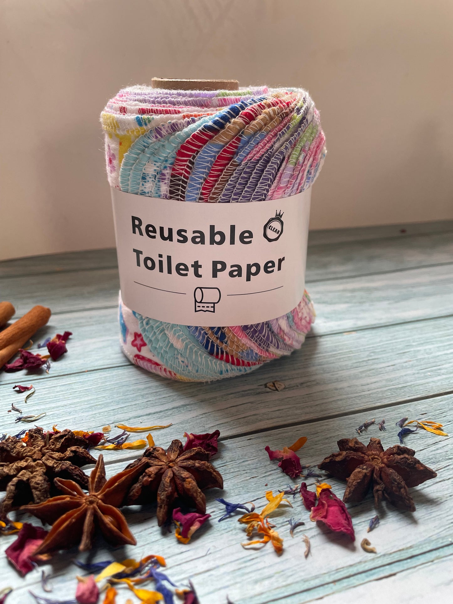 12 Piece Reusable Toilet Paper, Washable Baby Wipes, Washable Make Up Wipes, Reusable Kitchen Wipes, Multi-purpose reusable kitchen wipes - 24 Pack