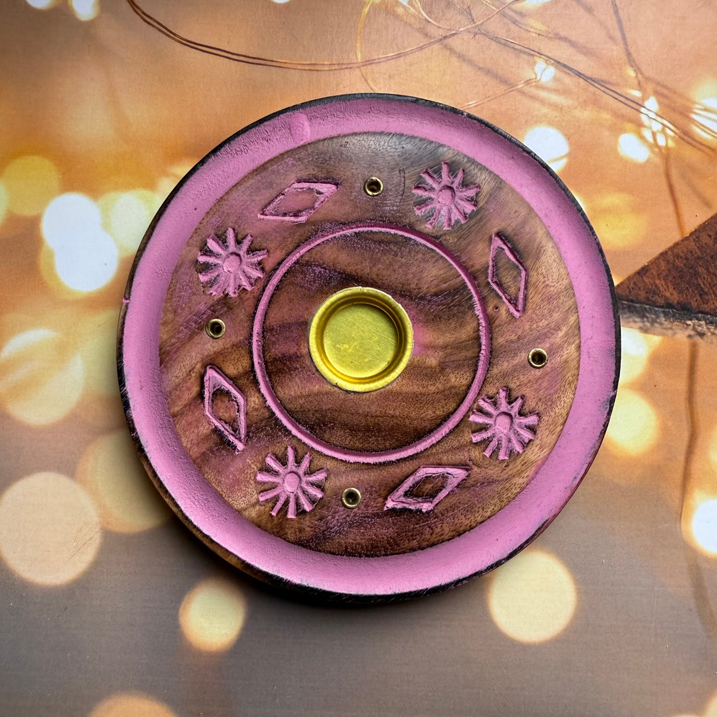 Wooden Incense Holder