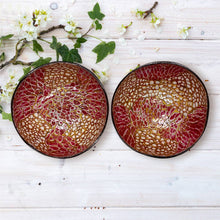 Load image into Gallery viewer, Hand-Painted Coconut Bowls - One Bowl
