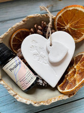 Load image into Gallery viewer, Handmade Heart Ceramic Natural Diffusers | Positivity Oil Blend | Aromatherapy Natural Air Freshener
