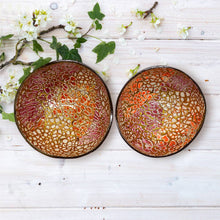 Load image into Gallery viewer, Hand-Painted Coconut Bowls - One Bowl
