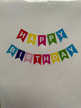 Load image into Gallery viewer, Bundle of 10 Different Coloured Paper Happy Birthday Banners Bunting
