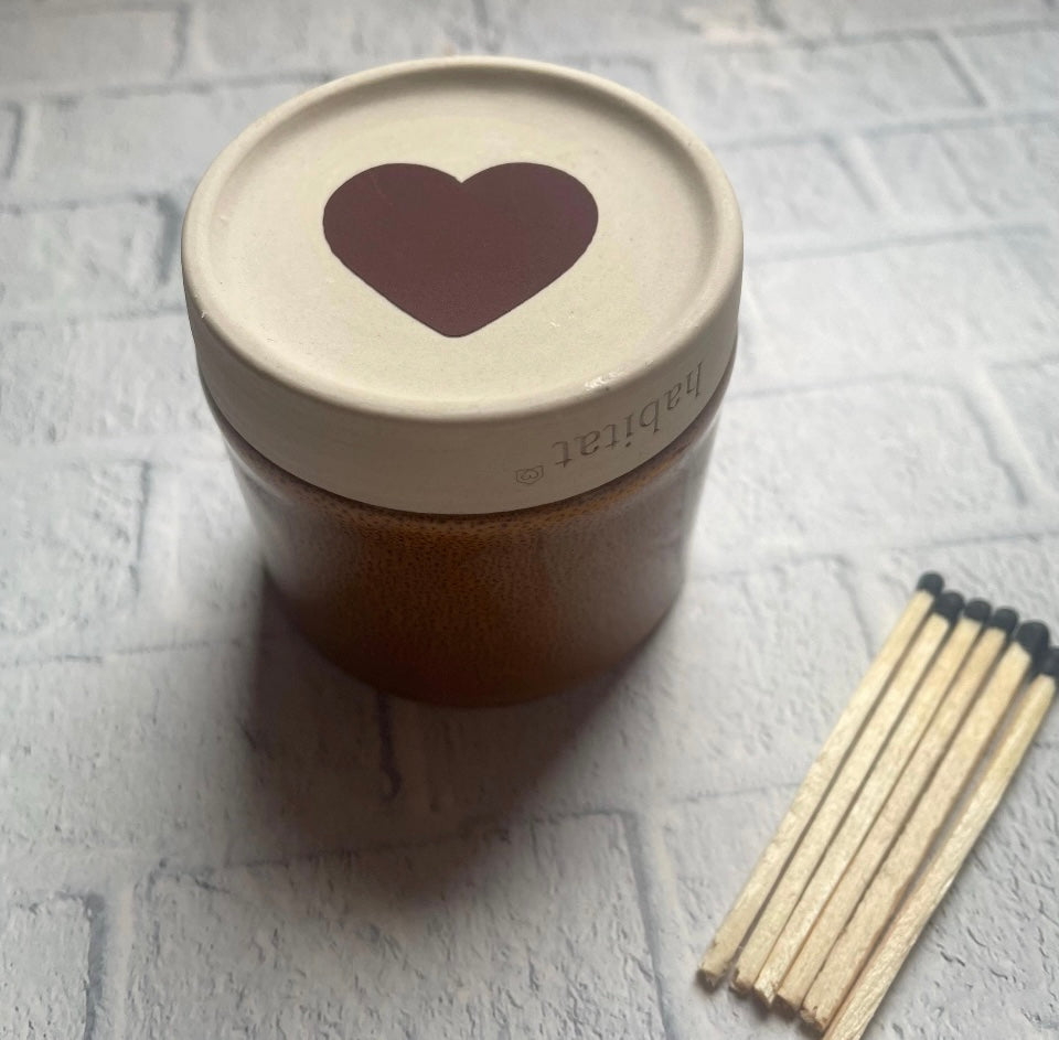 Heart Shaped Match Strike Pads, Match Strike 1 inch/30mm/3cm, Replacement Match Strike, Self-Adhesive Spare Match Strike, Sheet of 10