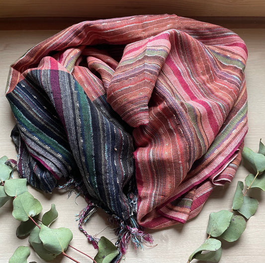 Indian Cotton Scarf - 71 x 183 cm