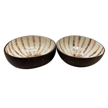 Load image into Gallery viewer, Hand-Painted Coconut Bowls - One Bowl
