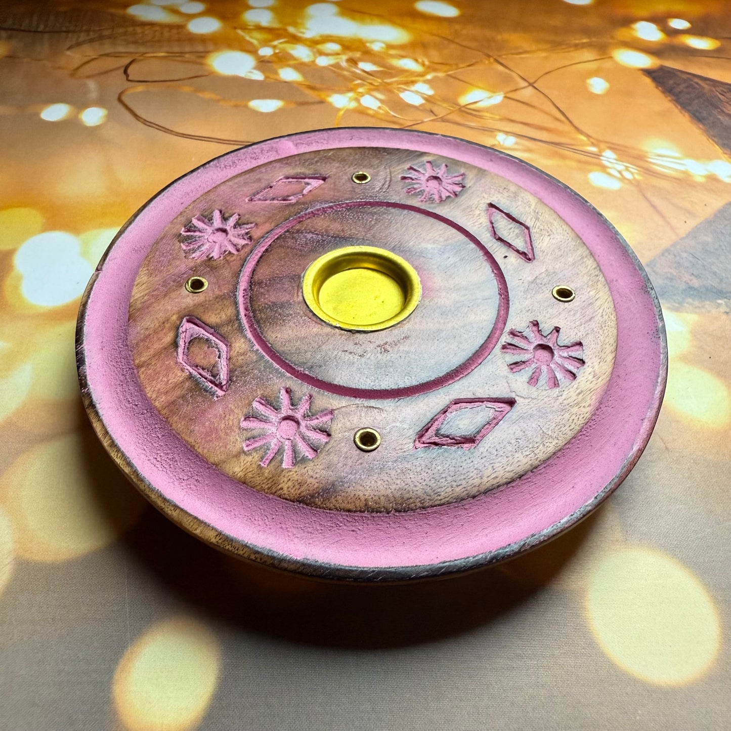 Wooden Incense Holder