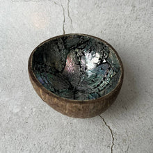 Load image into Gallery viewer, Coconut Shell Bowl with Abalone Inlay
