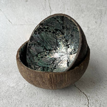 Load image into Gallery viewer, Coconut Shell Bowl with Abalone Inlay
