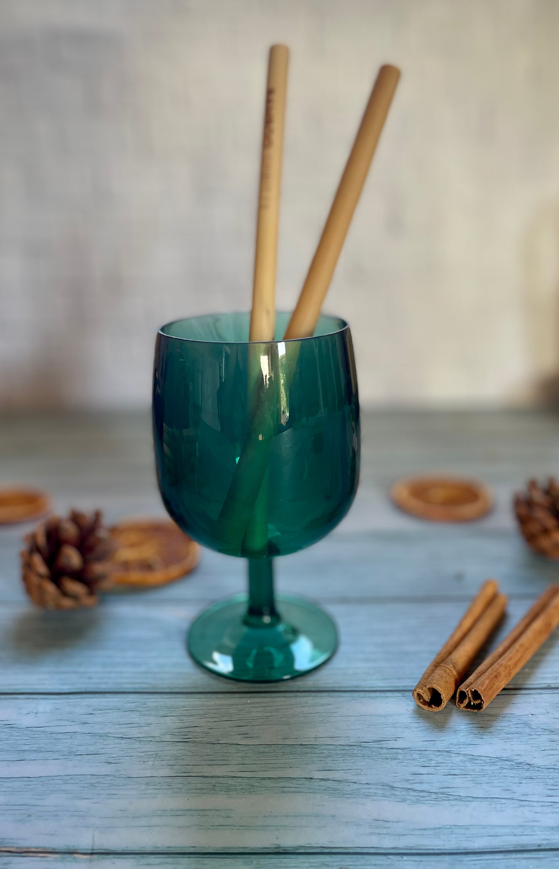 Bamboo Drinking Straws - 2 Pack Straight