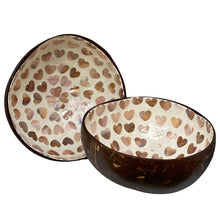 Load image into Gallery viewer, Hand-Painted Coconut Bowls - One Bowl
