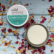 Load image into Gallery viewer, Wild &amp; Hare Vegan, UK Made and Cruelty Free Lavender and Tea Tree Solid Hair Conditioner- 50g
