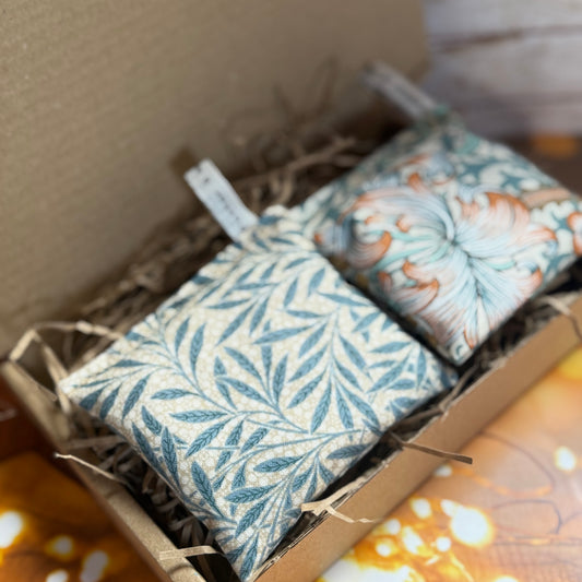 William Morris Lavender Bags Handmade in UK | Eco Air Freshener and Drawer Scents