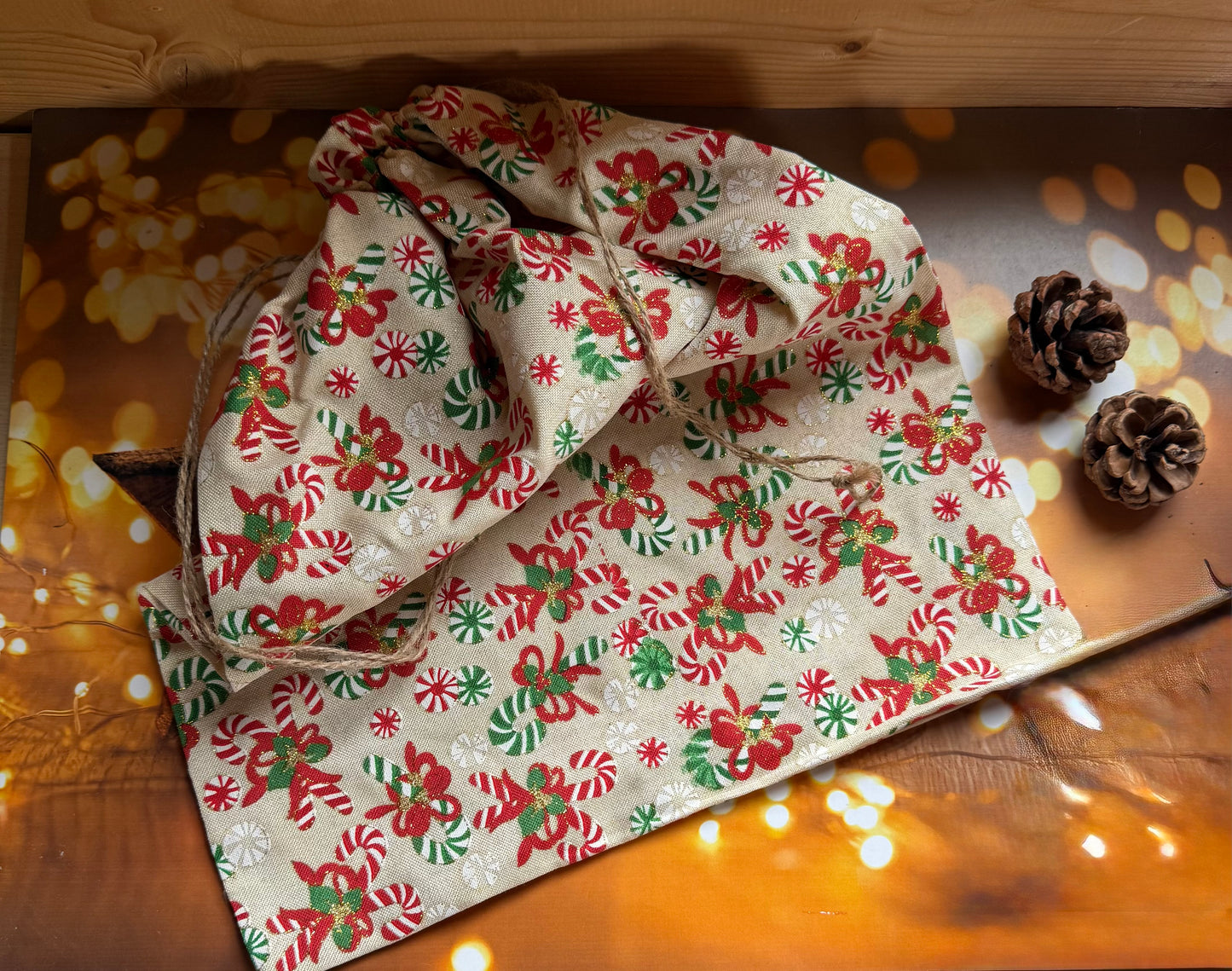 Large Christmas Gift Bag, Reusable Christmas Gift Bag,