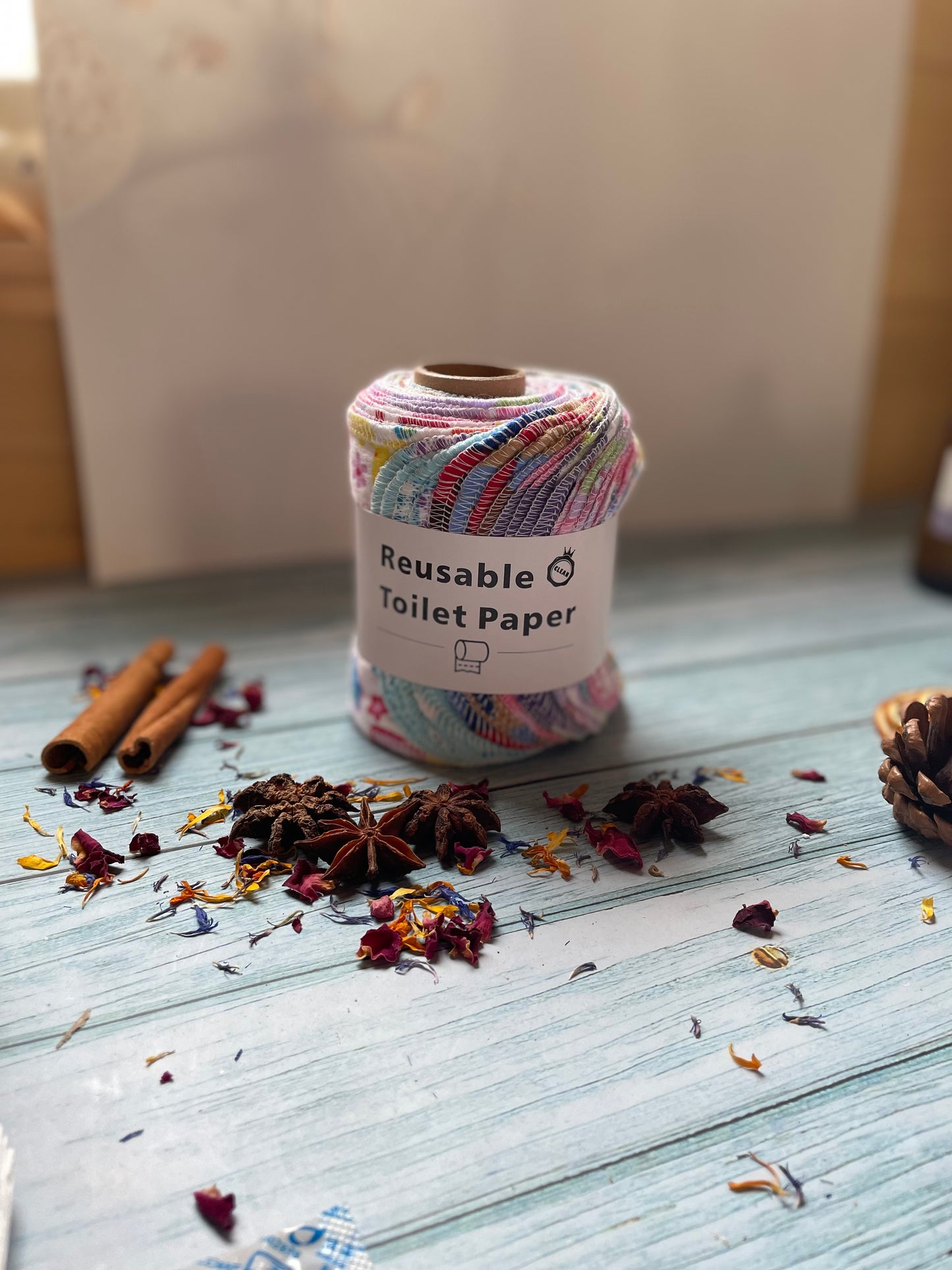 12 Piece Reusable Toilet Paper, Washable Baby Wipes, Washable Make Up Wipes, Reusable Kitchen Wipes, Multi-purpose reusable kitchen wipes - 24 Pack