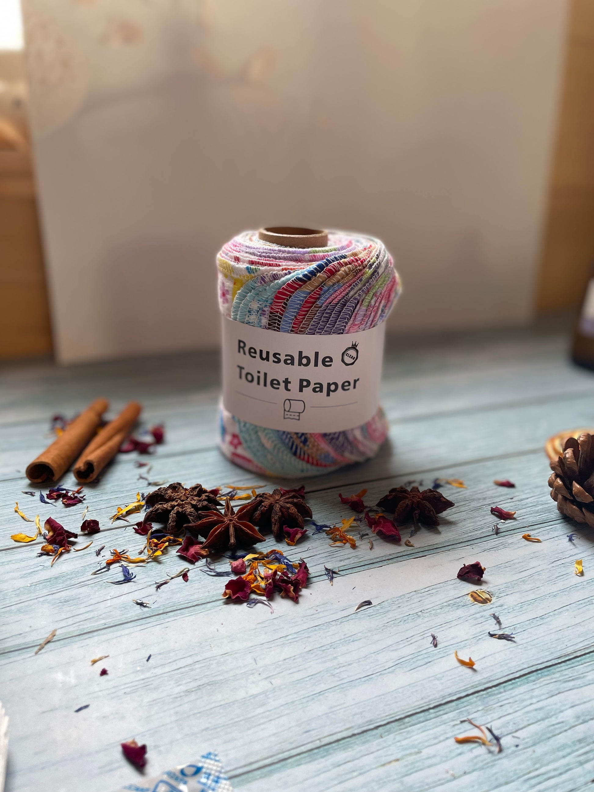 12 Piece Reusable Toilet Paper, Washable Baby Wipes, Washable Make Up Wipes, Reusable Kitchen Wipes, Multi-purpose reusable kitchen wipes - 24 Pack