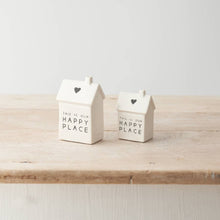 Load image into Gallery viewer, 7cm &#39;Our Happy Place&quot; Porcelain House
