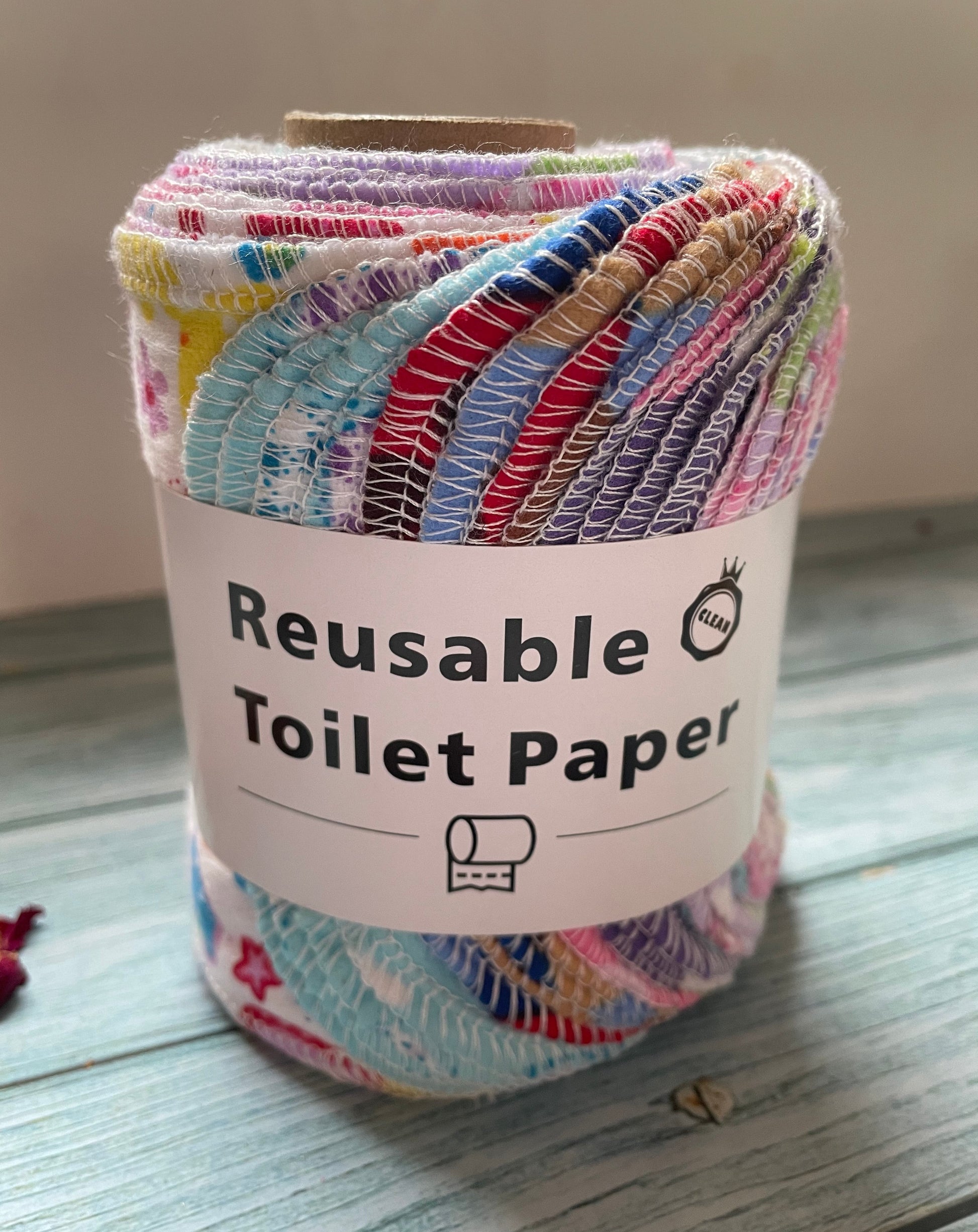 12 Piece Reusable Toilet Paper, Washable Baby Wipes, Washable Make Up Wipes, Reusable Kitchen Wipes, Multi-purpose reusable kitchen wipes - 24 Pack