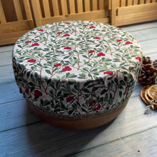 Load image into Gallery viewer, One William Morris Berries Design Reusable Bowl Covers in Cotton Fabric, Eco Friendly Food Cover, Plastic Free Clingfilm, Ideal Valentines Gift
