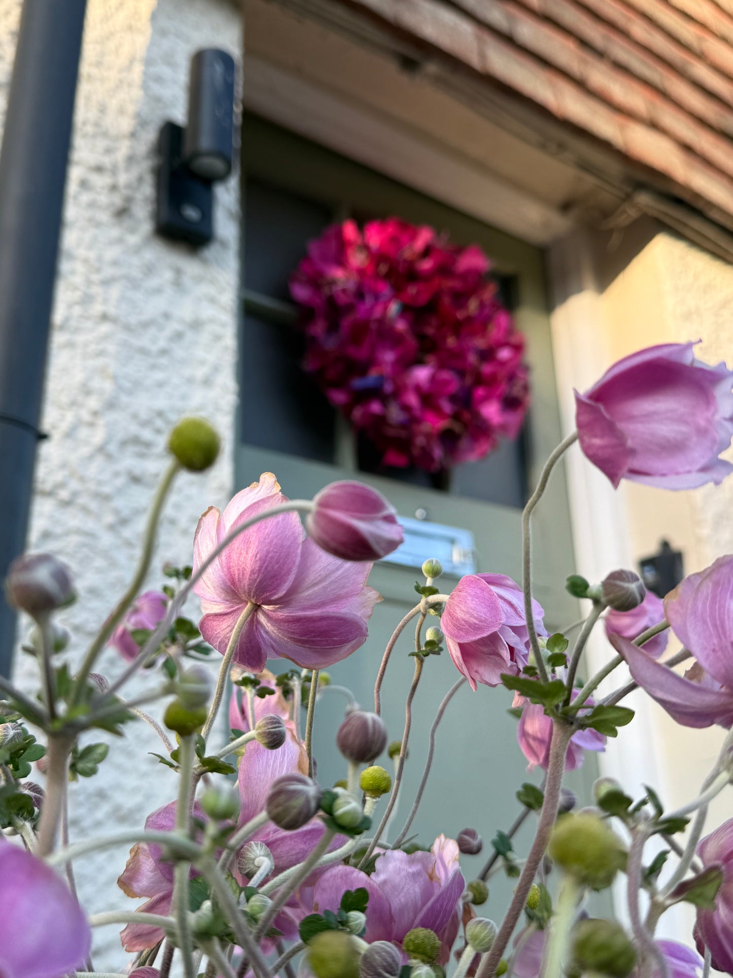 Handmade Upcycled Sari Rag Wreath, Handmade Unusual Christmas Door Wreath