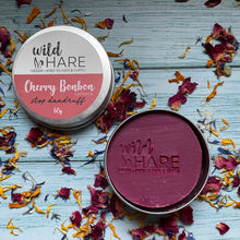 Load image into Gallery viewer, Wild &amp; Hare Vegan, UK Made and Cruelty Free Cherry Bonbon Solid Hair Anti Dandruff Shampoo - 50g
