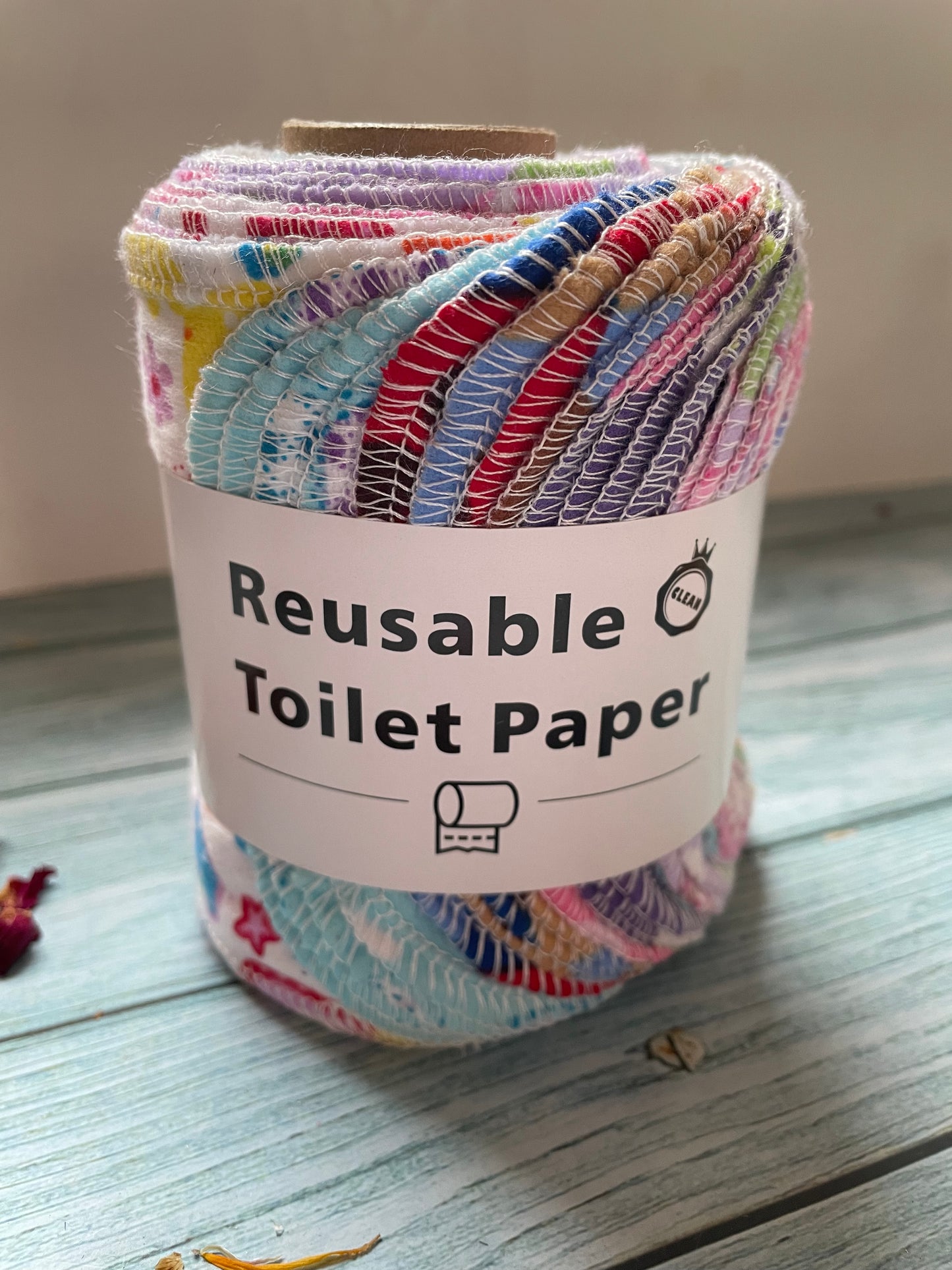 12 Piece Reusable Toilet Paper, Washable Baby Wipes, Washable Make Up Wipes, Reusable Kitchen Wipes, Multi-purpose reusable kitchen wipes - 24 Pack