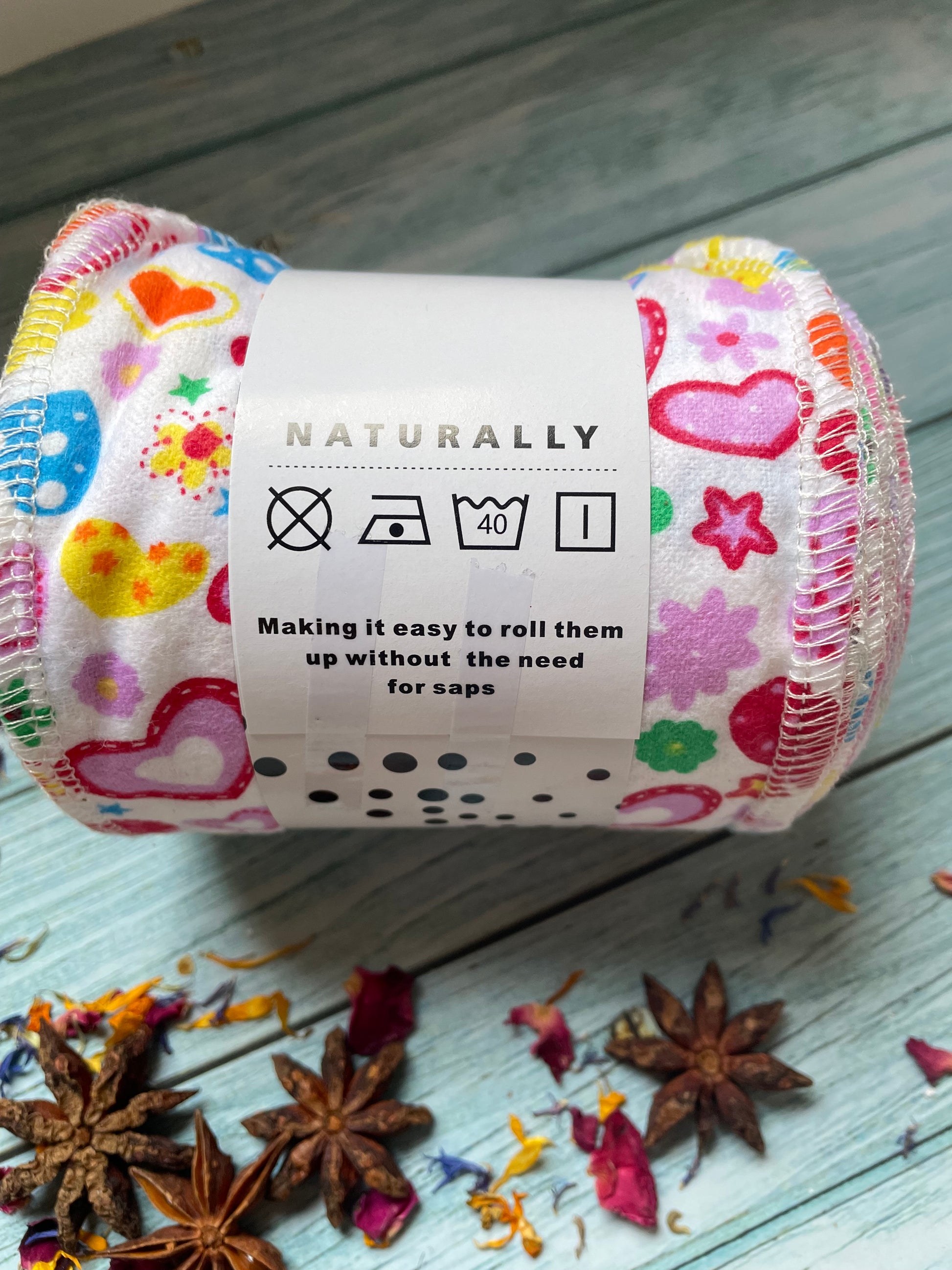 12 Piece Reusable Toilet Paper, Washable Baby Wipes, Washable Make Up Wipes, Reusable Kitchen Wipes, Multi-purpose reusable kitchen wipes - 24 Pack