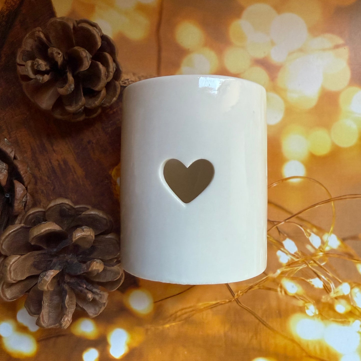 Simple Heart T-light Holder, 6cm
